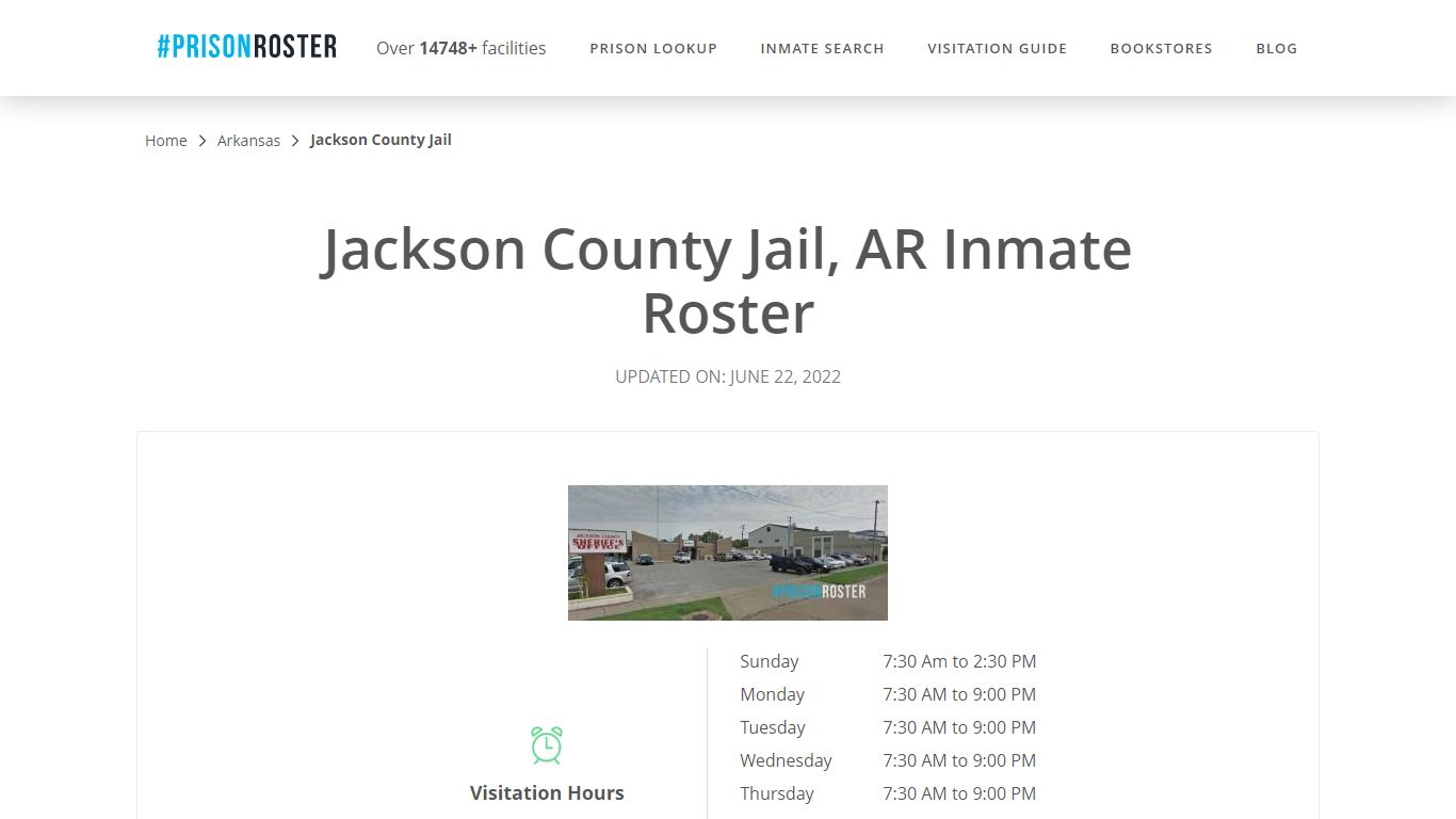 Jackson County Jail, AR Inmate Roster
